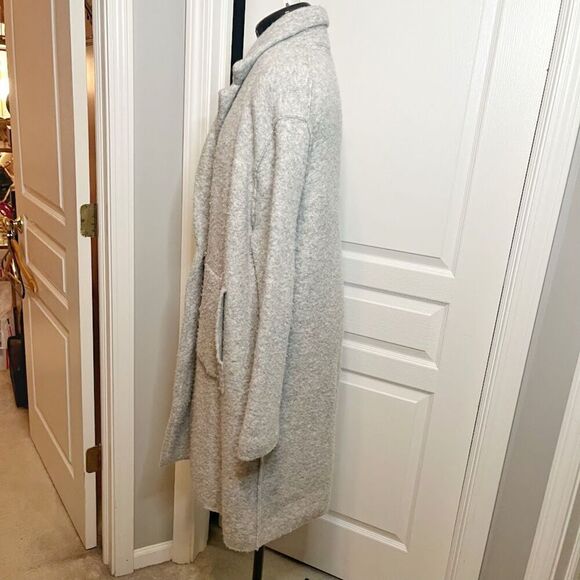 Vince Merino Wool Alpaca Brushed Shawl Knit Sweater Cardigan Oversized Coat - Picture 4 of 14